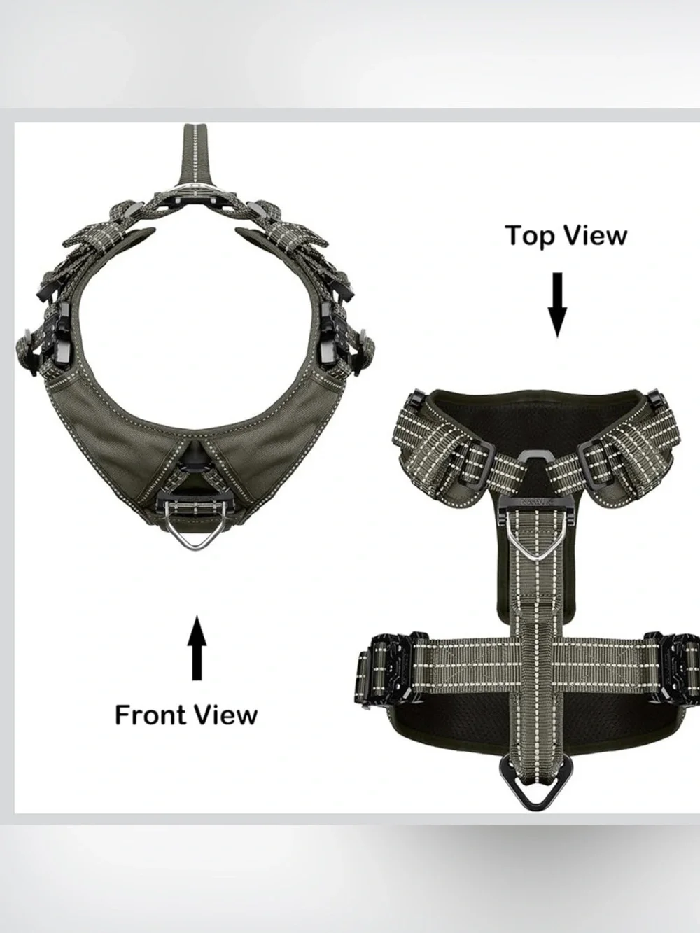 Tactical K9 Vest No-Pull Dog Harness